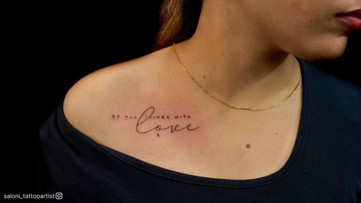 11 Inspirational Quote Tattoos That Will Lift Your Spirit