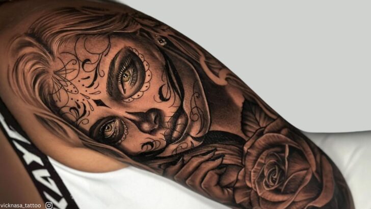 11 Stunning Catrina Tattoos That Embrace The Afterlife