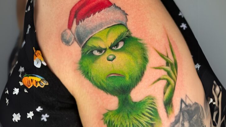 12 tatuaggi del Grinch così belli, che anche il Grinch li amerebbe