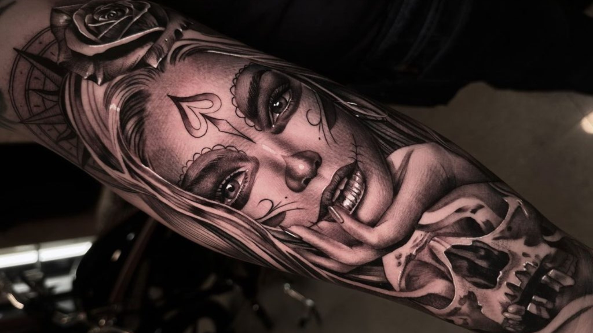 tatuagem de catrina