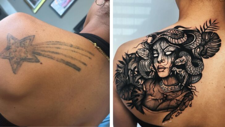 13 Amazing Cover Up Tattoos That Perfectly Hide Past Mistakes