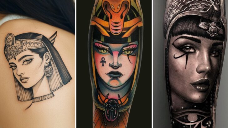 13 Cleopatra Tattoos That Are All About The Power Of Beauty