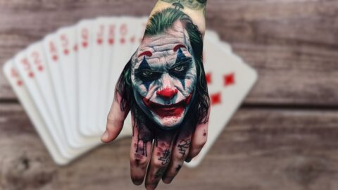 13 Wild Joker Hand Tattoos Perfect If You Want A Chaotic Charm On Your Skin