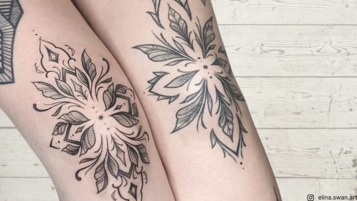 14 ideas creativas para tatuarte la rodilla que te volverán loco