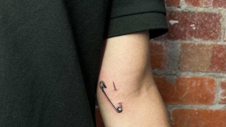 15 Bold And Edgy Safety Pin Tattoos For Rebellious Souls