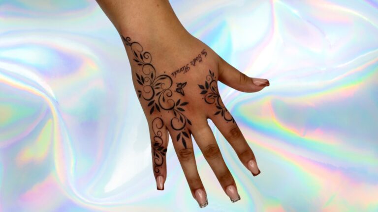 hand tattoos for women