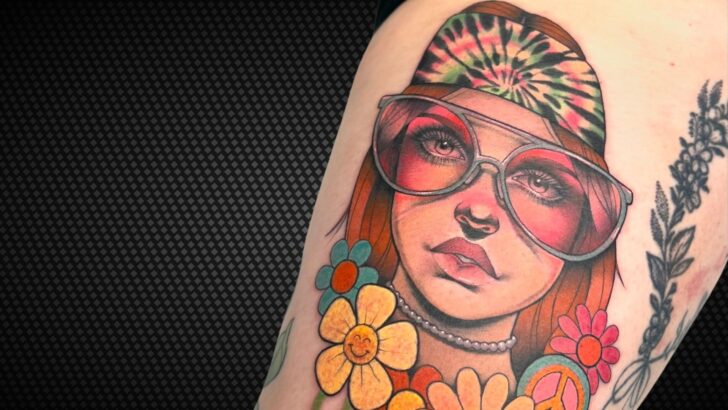 24 Fantastic Hippie Tattoos For Free Spirits And Flower Childs