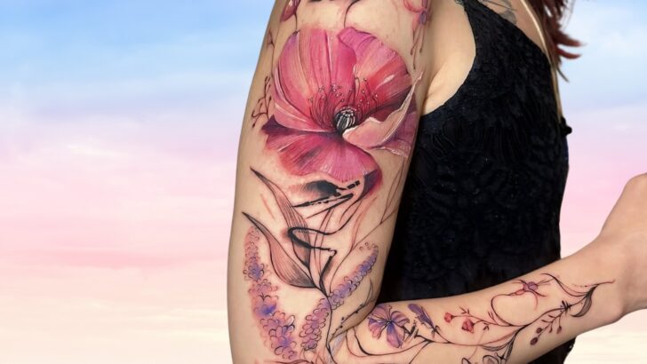 26 vibranti tatuaggi ad acquerello che sono vere opere d'arte.