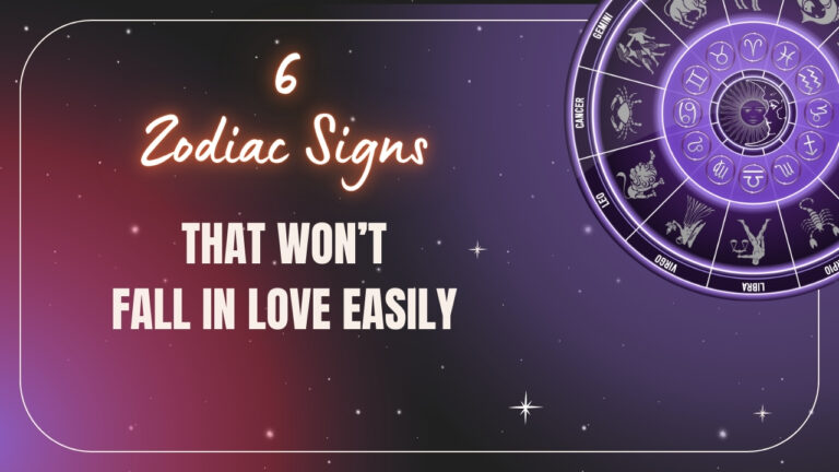 6 zodiacs that wont fall in love easily