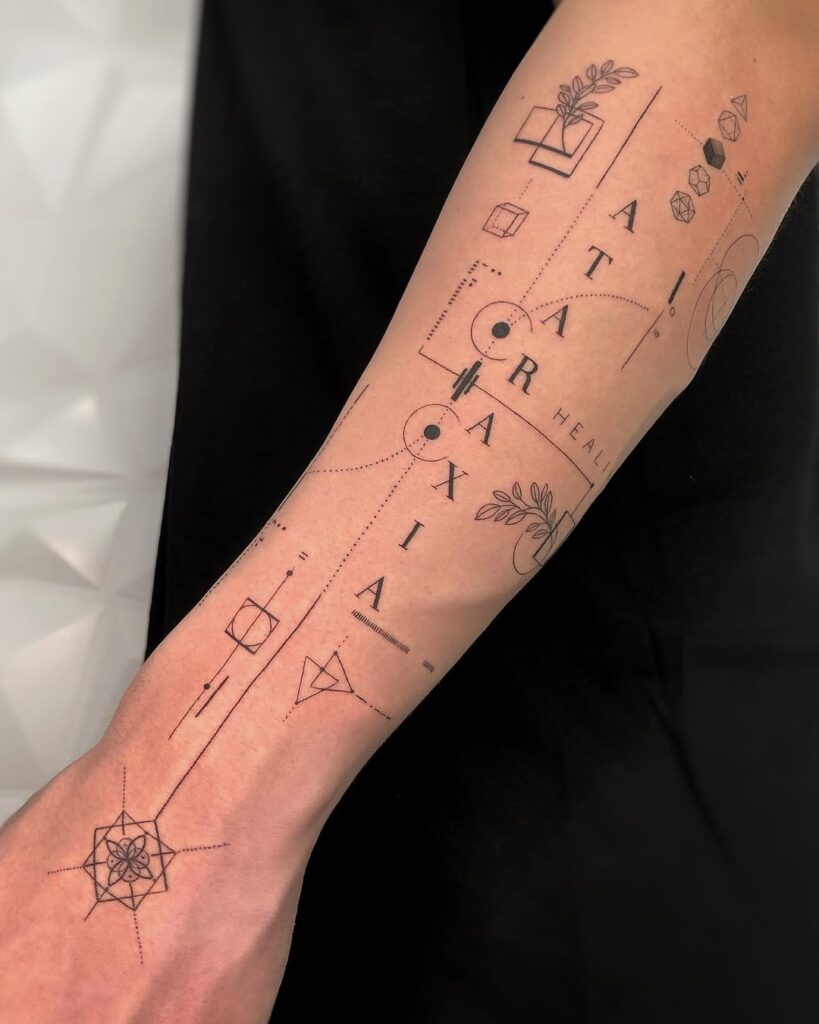 Tatuagem de conceito Ataraxy