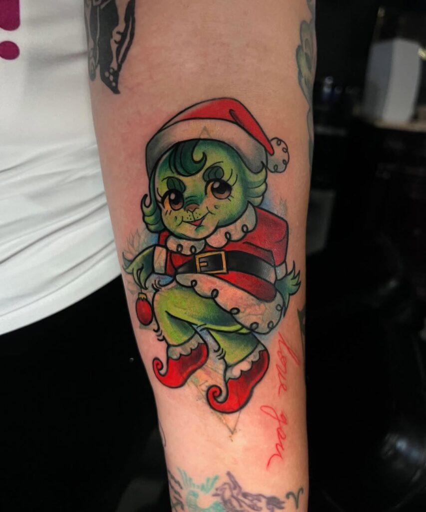 Tatuaggio del bambino Grinch