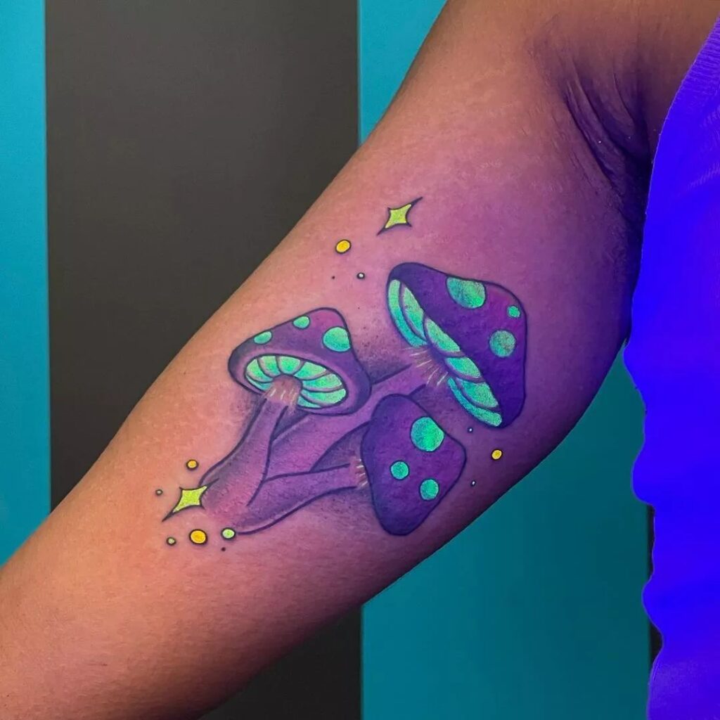 Bioilluminescent Glowing Tattoo