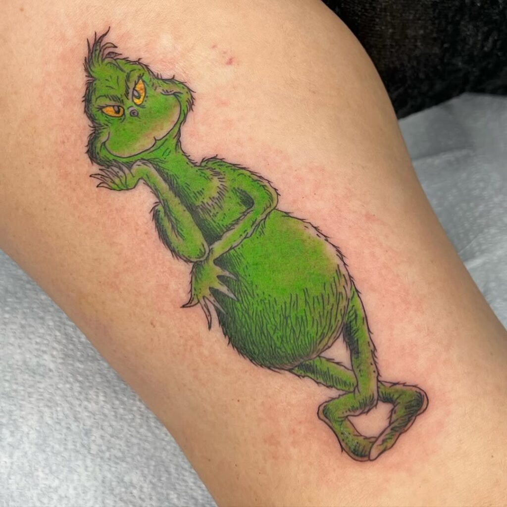 Tatuaggio classico del Grinch