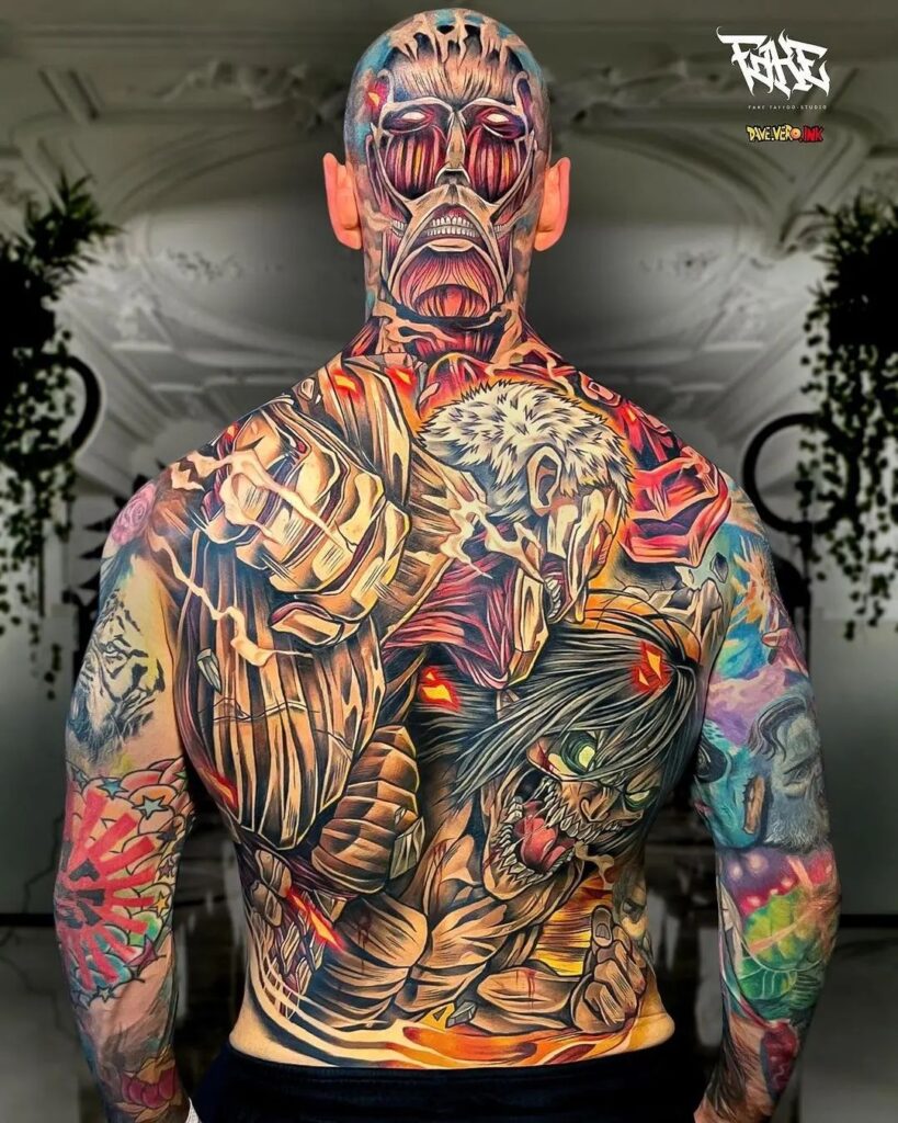 Colorful Full Body Tattoo