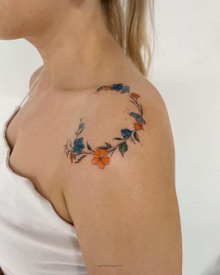 14 Cute Shoulder Tattoos You'll Want To Get ASAP