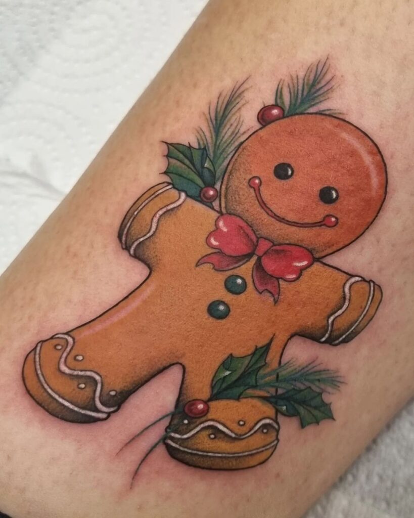 Cute Gingerbread Tattoo