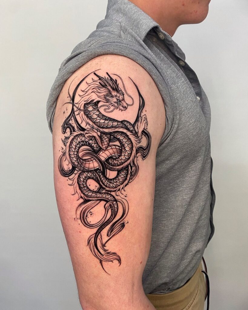 Tatuaggio del drago