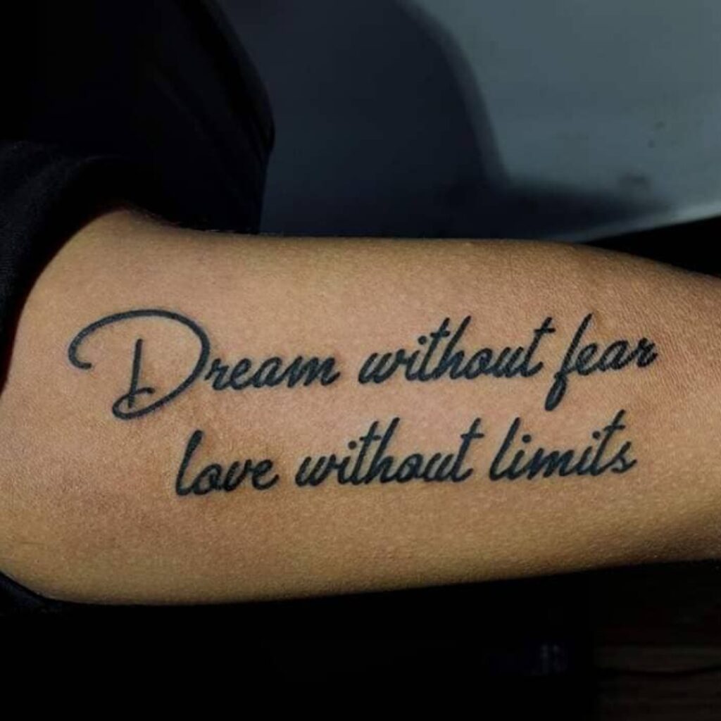 Dream Without Fear Love Without Limits