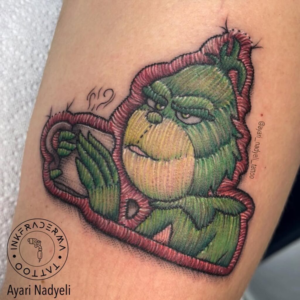 Ricamo Grinch Tattoo