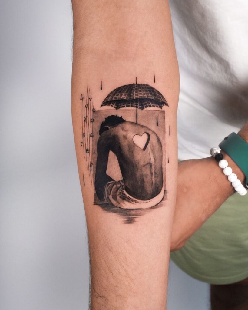 Tatuaje surrealista Healing Jourey