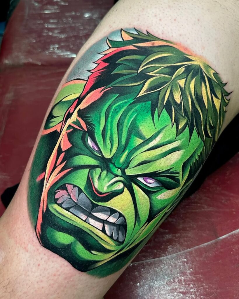 Tatuaje de Hulk