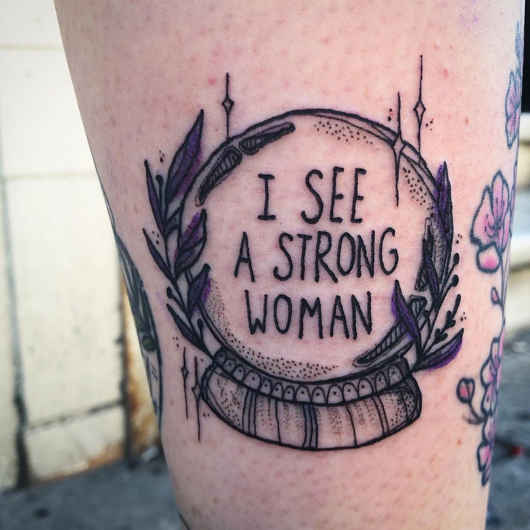 Tatuaje I See A Strong Woman