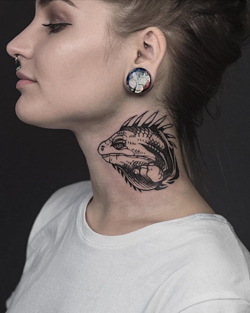 Tatuagem de Iguana