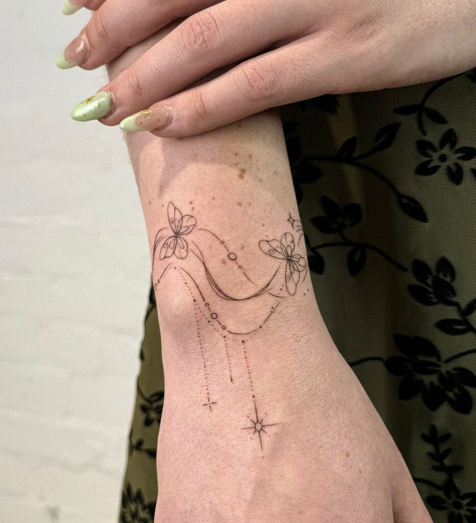 Jewelry-Inspired Tattoo