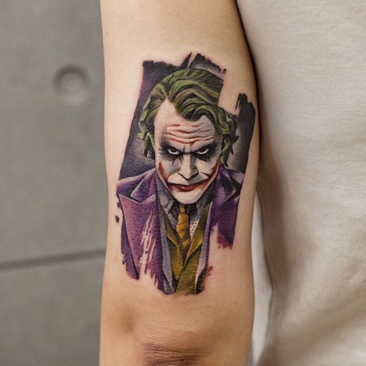 12 Joker Tattoos As Cool & Iconic As His Personality