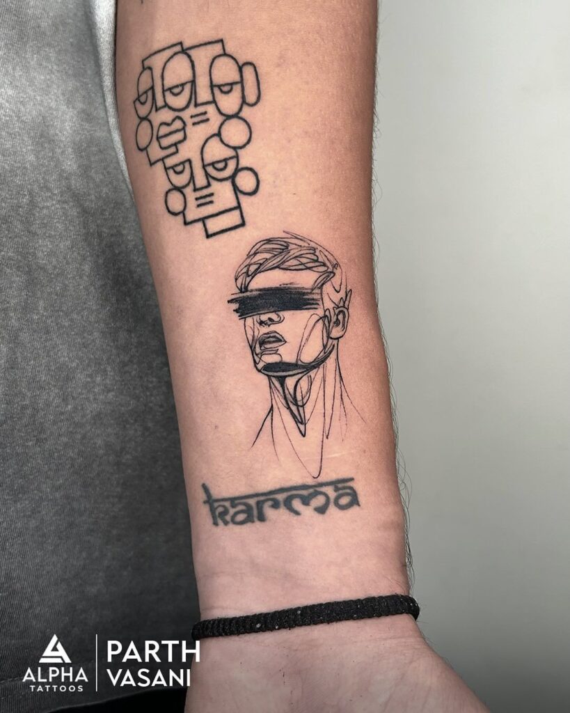 Tatuagem de karma