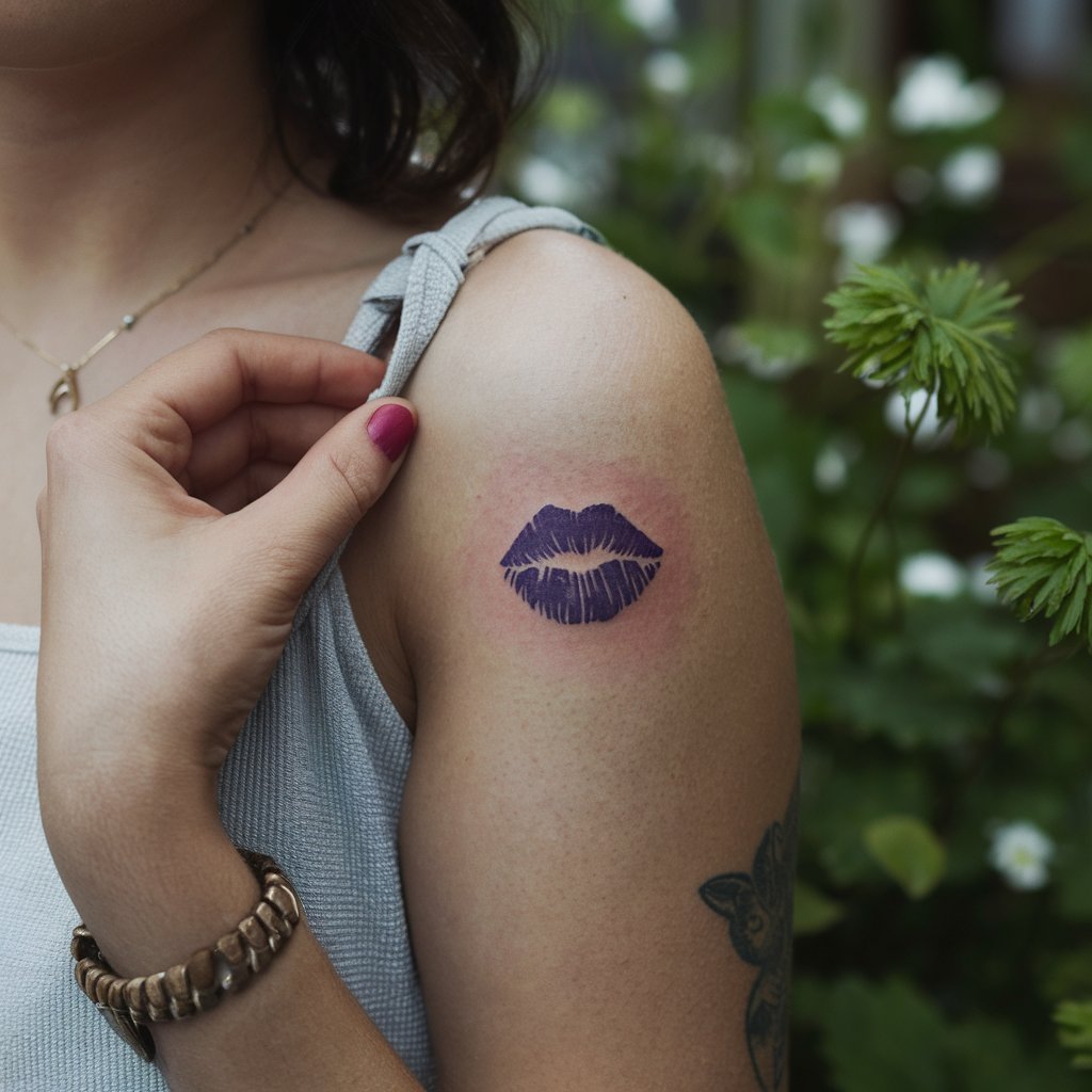 13 Flirty Kiss Mark Tattoos That ll Make You Fall Head Over Heels 13 Flirty Kiss Mark Tattoos That ll Make You Fall Head Over Heels