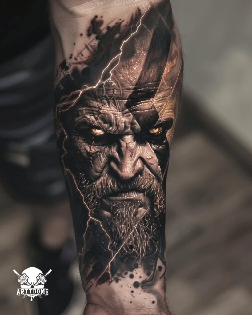 Tatuaje de Kratos