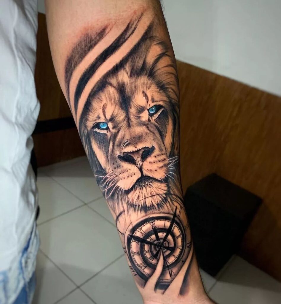 Tatuaggio del leone