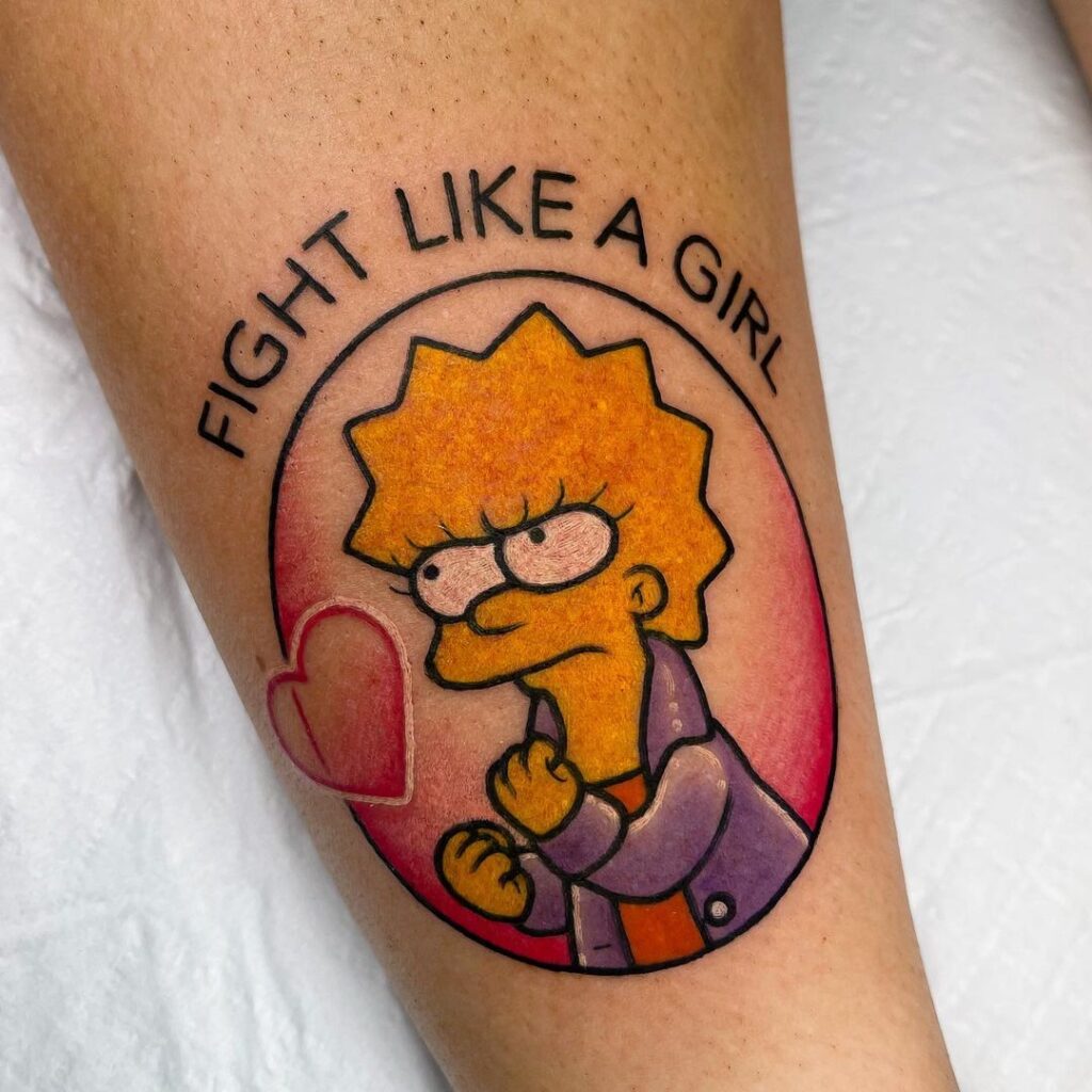 Lisa Simpson Tattoo