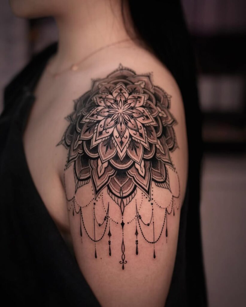 Tatuaje de mandala