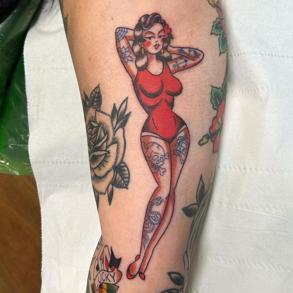 Pin-Up Girl Tattoo