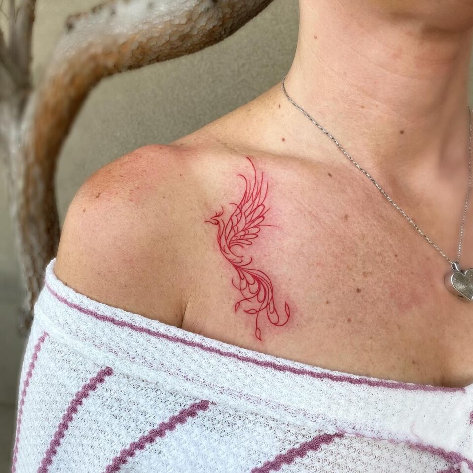 13 Vivid Red Tattoo Ideas That Look Too Good
