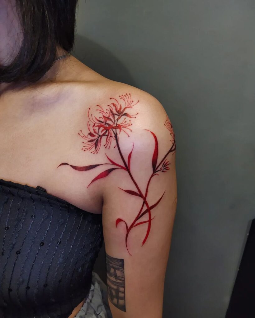 Red Spider Lily Tattoo