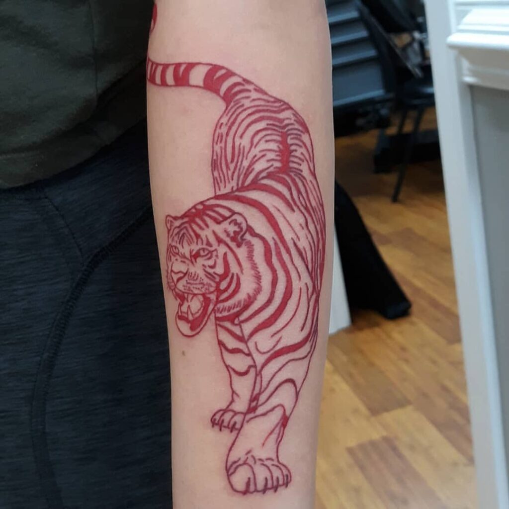 Red Tiger Tattoo