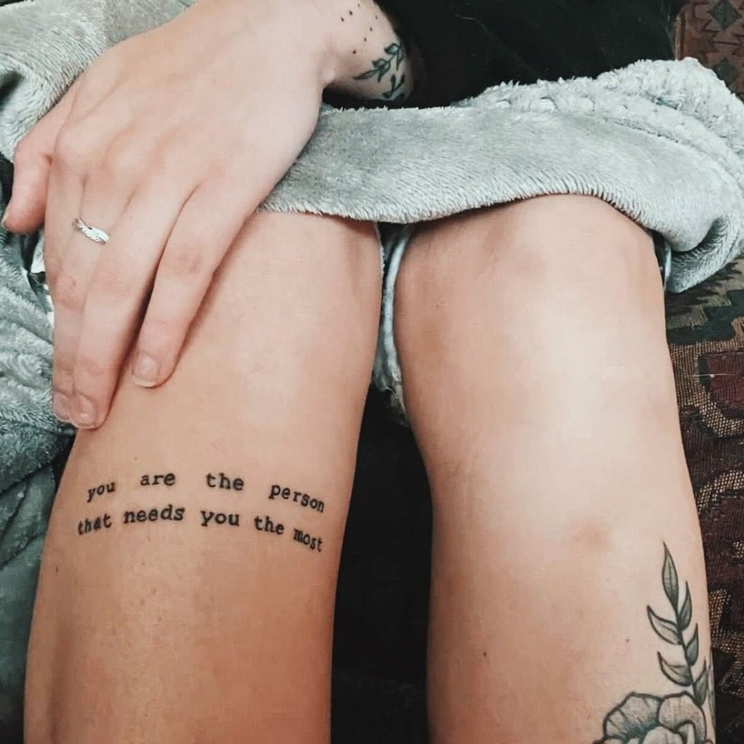 Tatuagem Script Mental Health