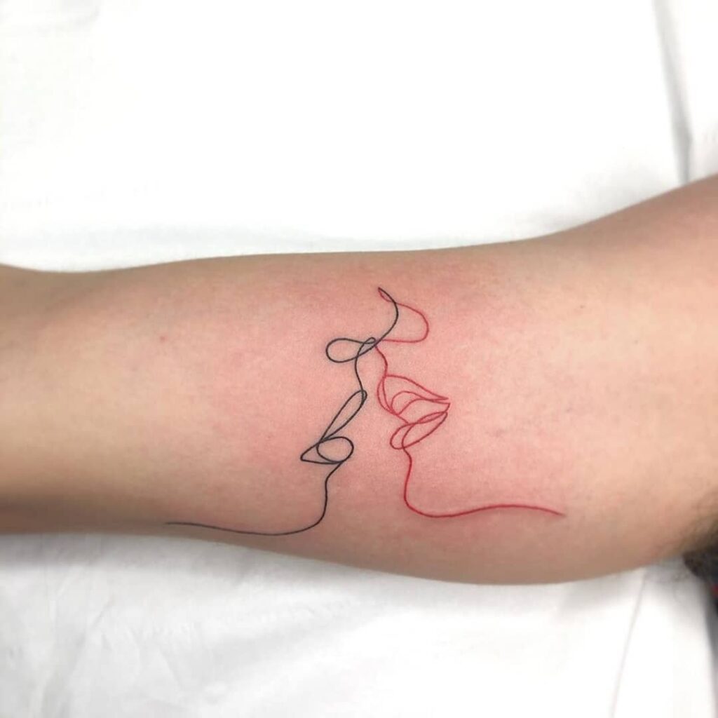 Single-Line Tattoo