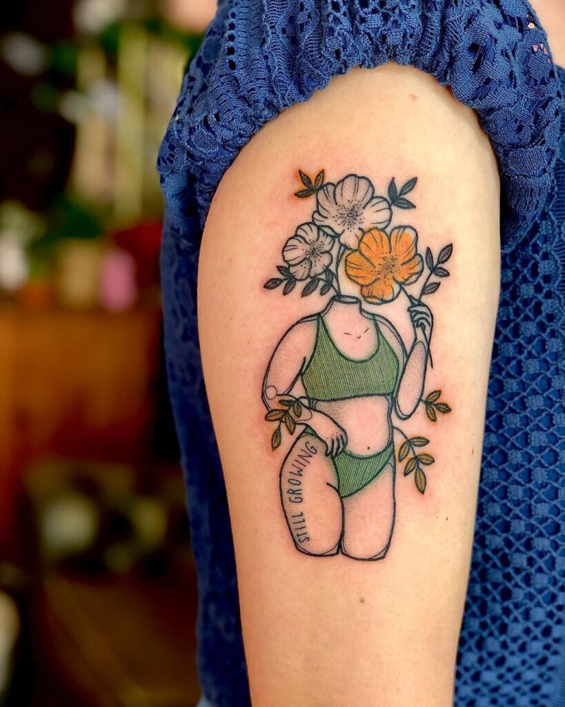 Still Growing Feminist Tattoo