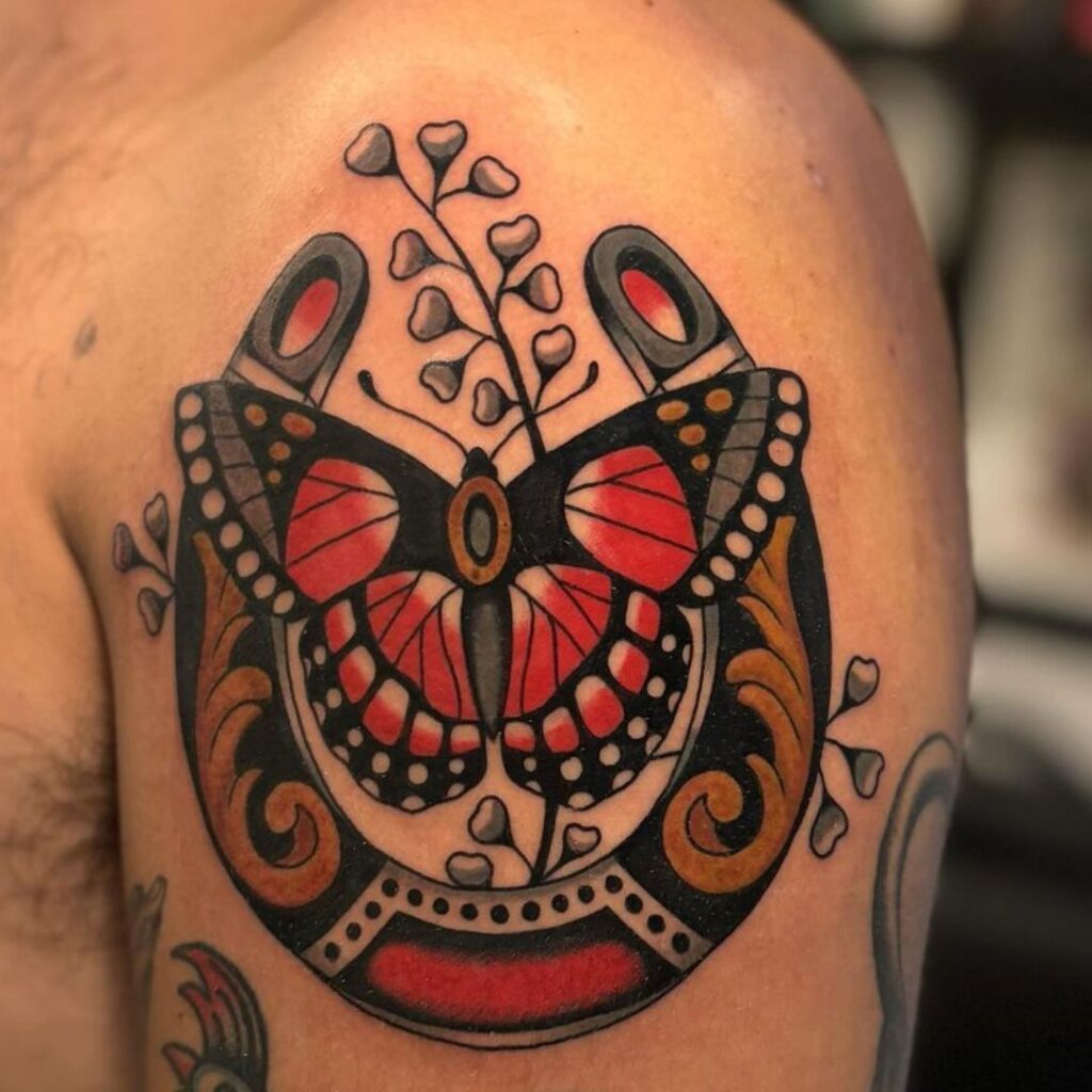 Traditional Shoulder Tattoo