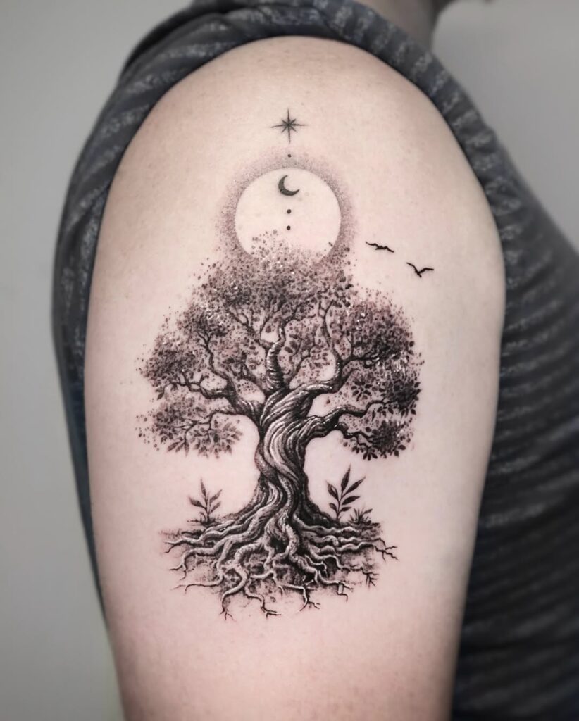 Tatuaje del Árbol de la Vida