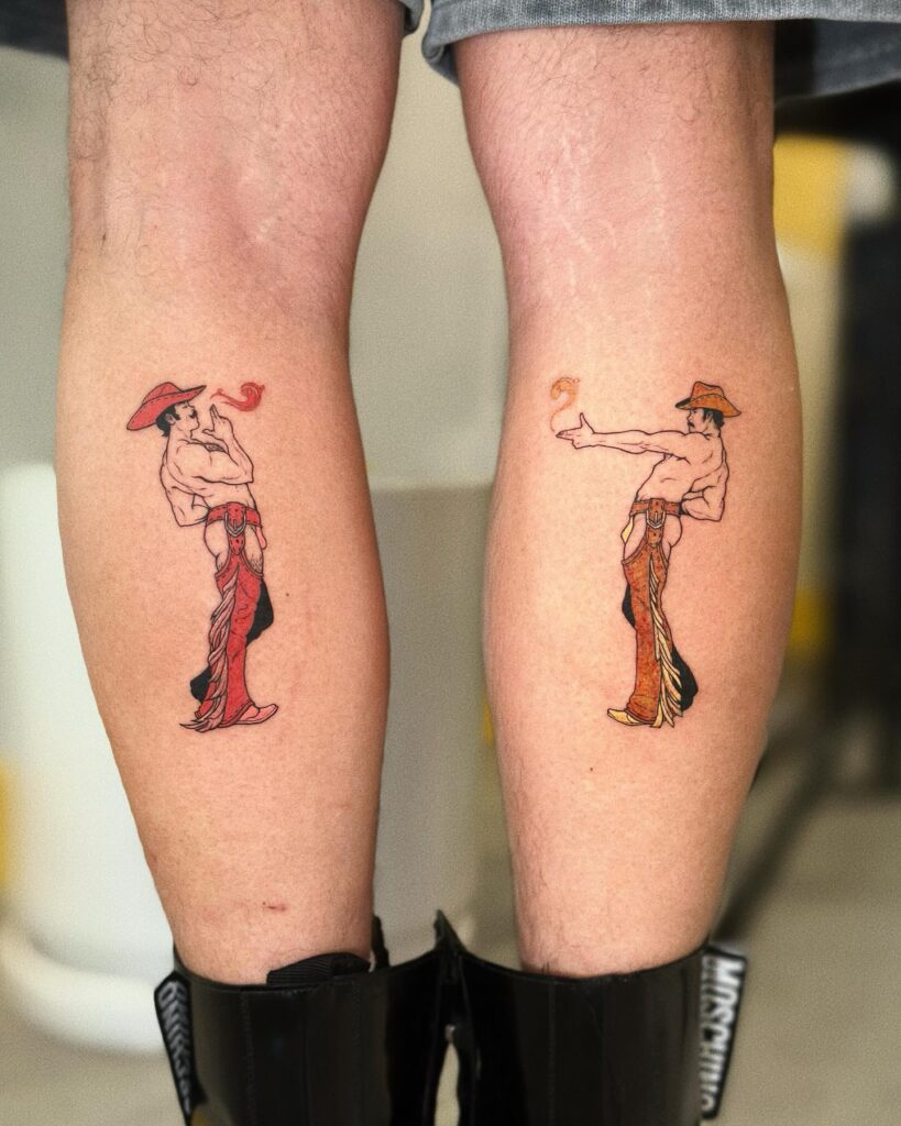 Two Cowboys Tattoo