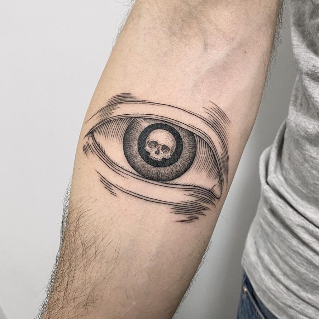 Unusual Eye Tattoo