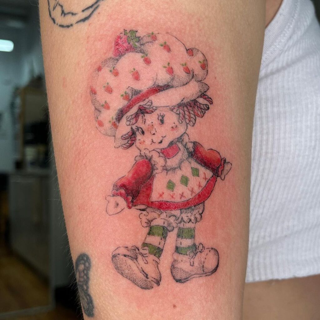 Vintage Strawberry Shortcake Tattoo