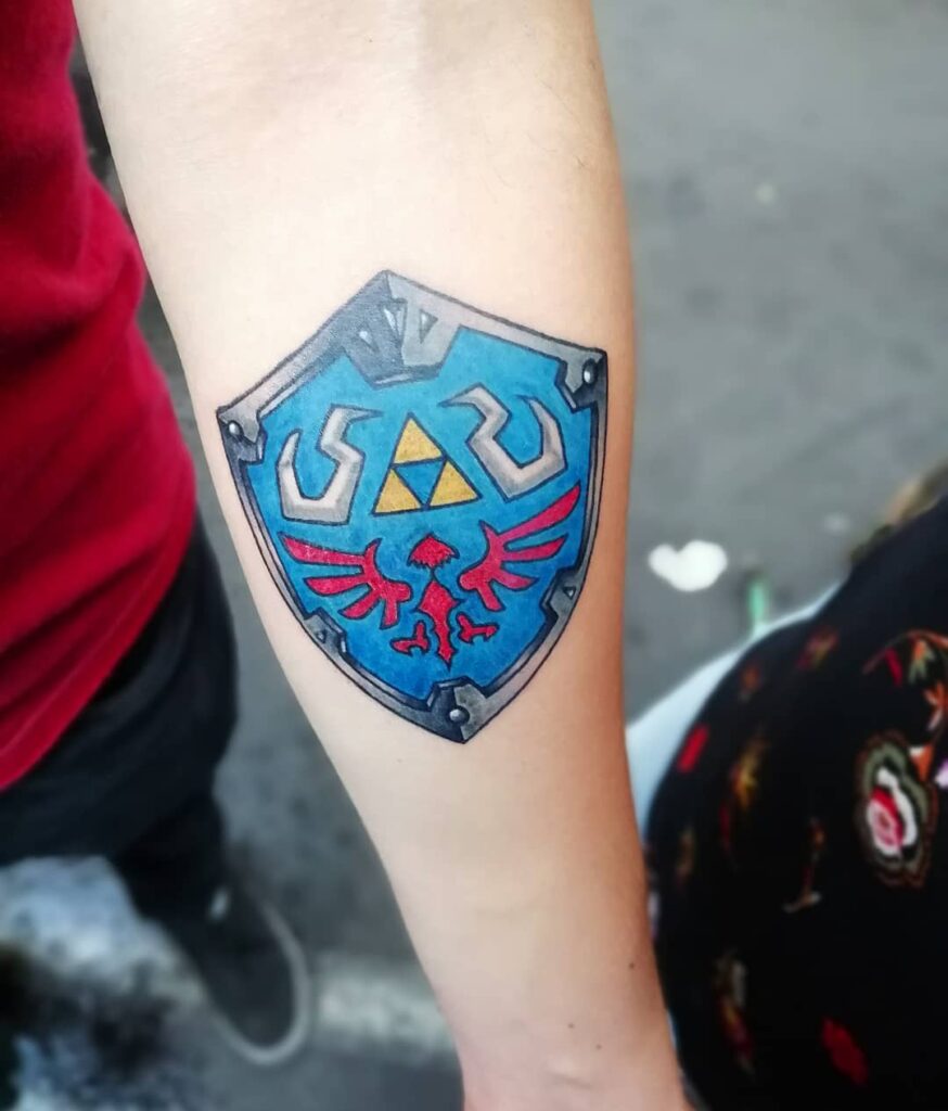 Tatuaje del escudo del guerrero