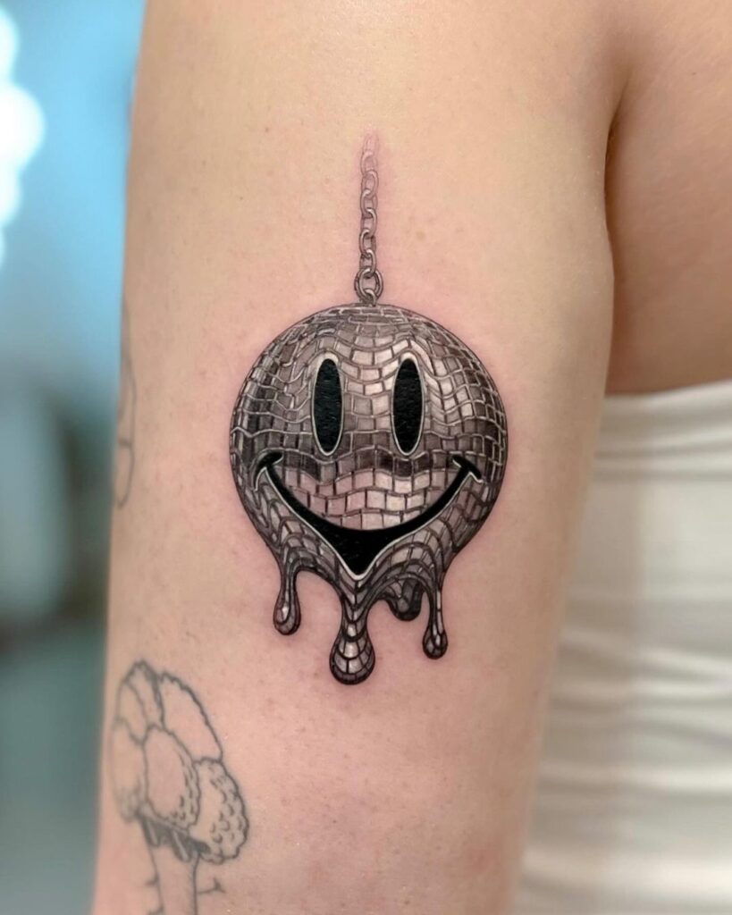 Whimsical Disco Ball Ink