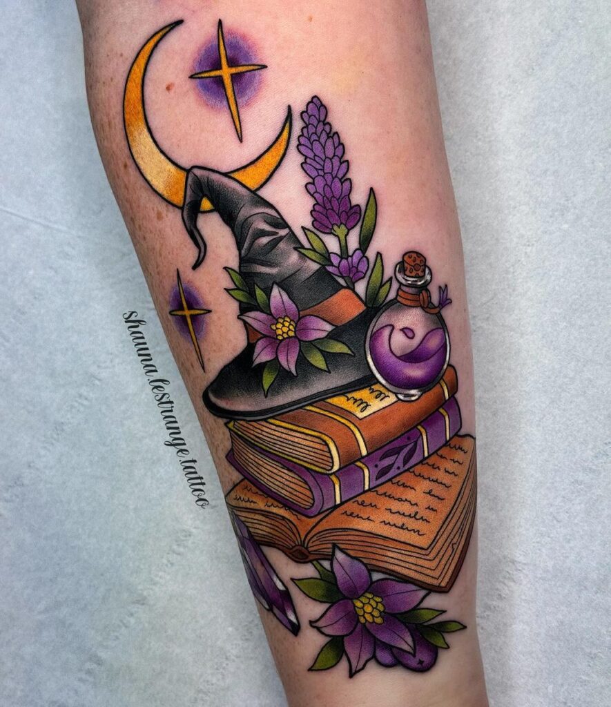 Witchy Forearm Tattoo